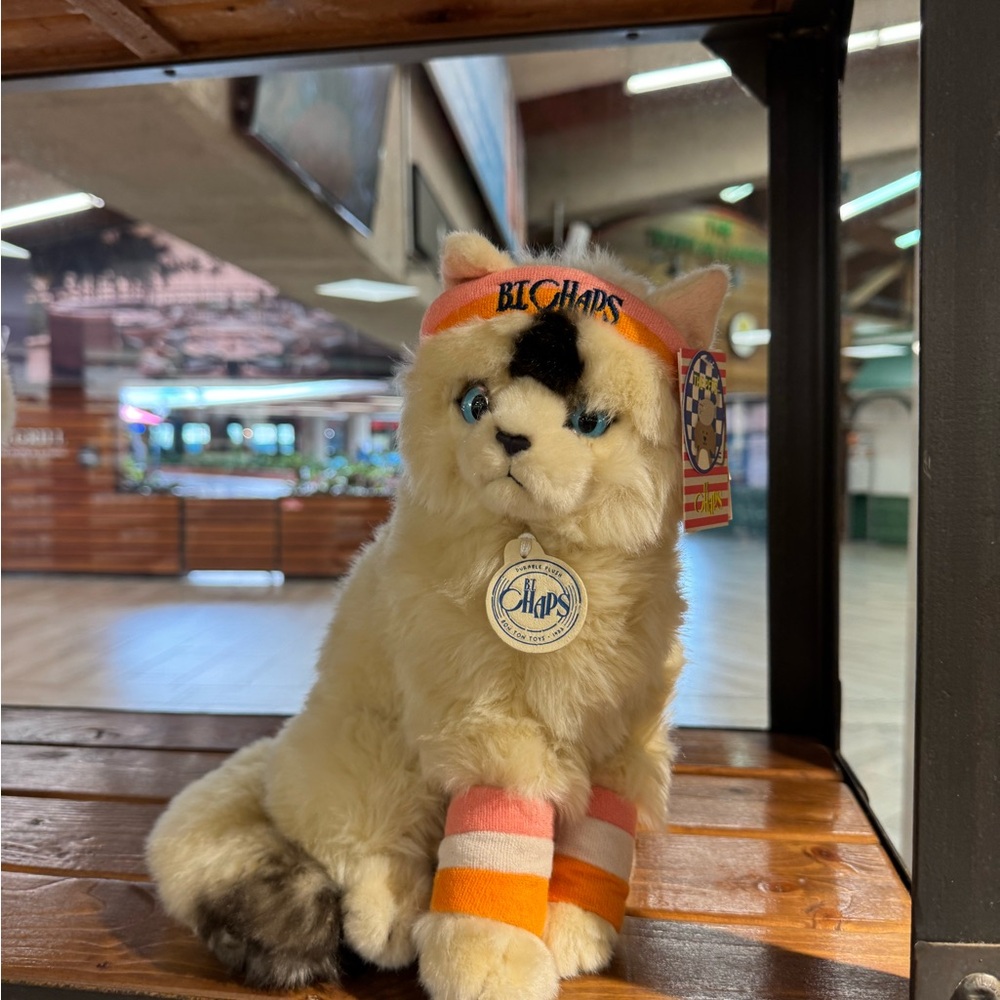 NWT - RARE, HTF - BT CHAPS DOLLY THE RAGDOLL 12.5” Stuffed Cat Plush Toy